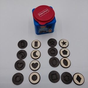 Vtg 90s Fisher Price Oreo Matching Middles Shape Game Cookies Not Complete Read